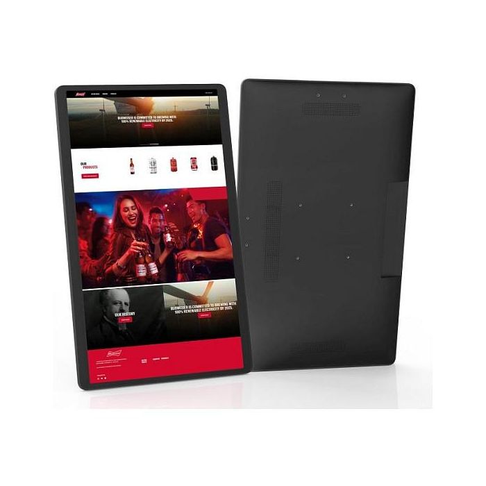 ALLNET Rocket 160-B S2 Panel Interactivo Táctil 16" 4K UHD Android 12, SoC Rockchip RK3588 8GB/32GB, NFC, PoE, HDMI, WiFi 6, 4xUSB, Altavoces, VESA 100x100, Negro