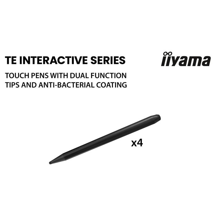 Iiyama TE5513A-B1AG Pantalla Interactiva 55" UHD IPS Android 14 8/128GB con Wifi 6 y Sonido 2x 20W Subwoofer, 450cd/m2, Antiglare 2
