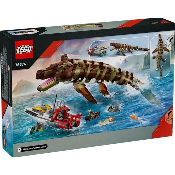 LEGO 76974 Juguete de Construcción Barco de la Misión Mosasaurio - 858 piezas 5