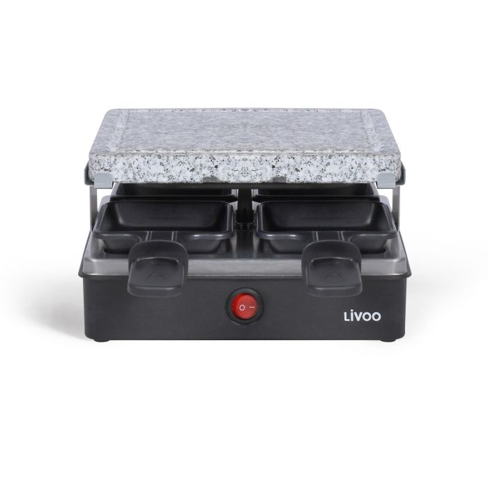 LIVOO DOC242 Raclette para 4 Personas, 600W con Placa de Granito Extraíble 1 LIVOO DOC242 Raclette para 4 Personas, 600W con Placa de Granito Extraíble 1