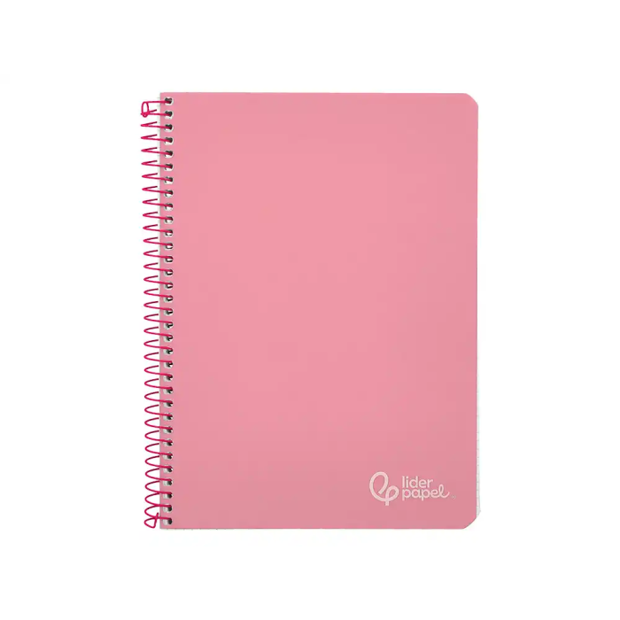Liderpapel Cuaderno Espiral Witty Tapa Dura A5 80 Hojas 90gr Cuadro 4mm Rosa 1