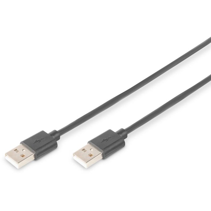DIGITUS USB 2.0 Anschlusskabel Typ A -A St/St 5.0m. sw