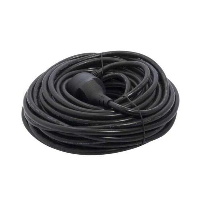 Chacon Cable alargador HO5VVF 3 x 1,5 mm² 20 m Negro para electrodomésticos
