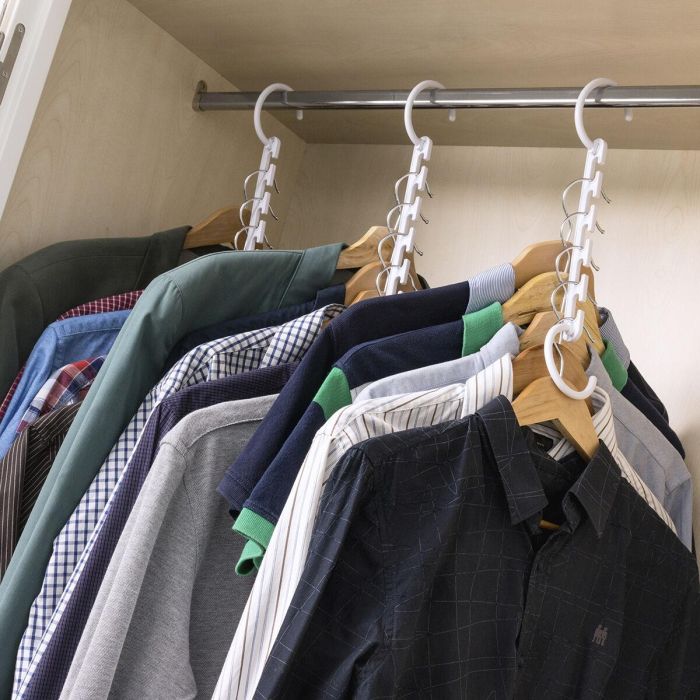 Organizador de Perchas para 40 Prendas Plusrobe InnovaGoods 24 Piezas 2 Organizador de Perchas para 40 Prendas Plusrobe InnovaGoods 24 Piezas 2
