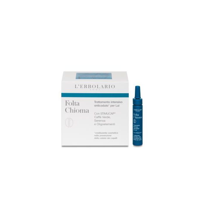 L'ERBOLARIO Abundante Cabello Viales Anticaída, Coadyuvante Cosmético Masculino, 12 Viales