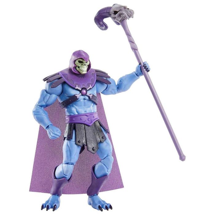 Mattel Figura Skeletor Masters of the Universe Revelation 18cm PVC con Accesorios y 30 Puntos de Articulación 2