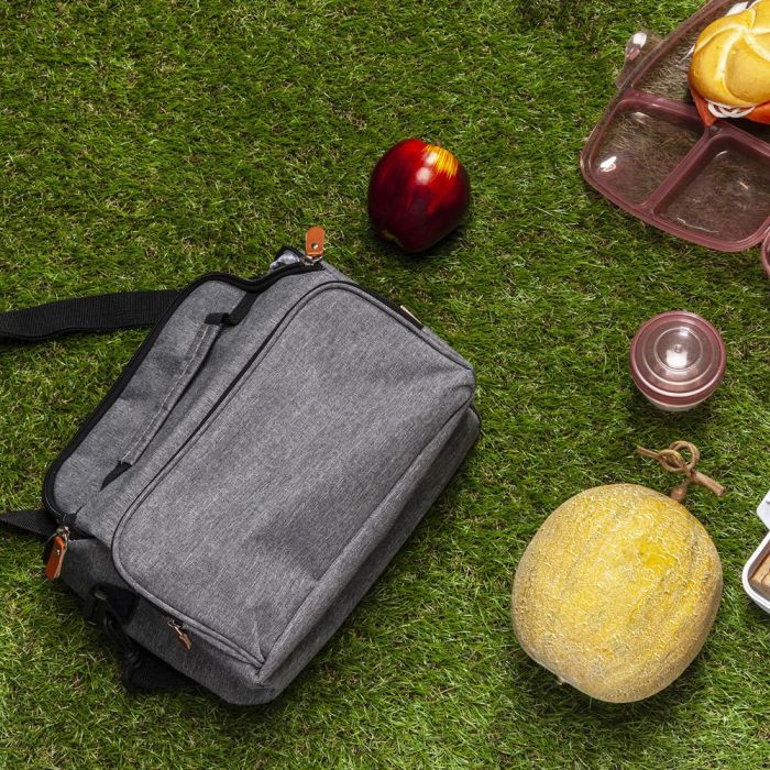 Cook Concept Bolsa Térmica Take Away 28x13x23 cm con Cremallera, Asa y Bolsillo Frontal 5 Cook Concept Bolsa Térmica Take Away 28x13x23 cm con Cremallera, Asa y Bolsillo Frontal 5