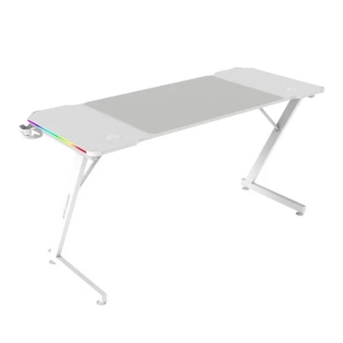 Mars Gaming Escritorio Gaming Ergonómico MGDX140RGBW 140x60cm con Iluminación RGB y Alfombrilla XXL 5