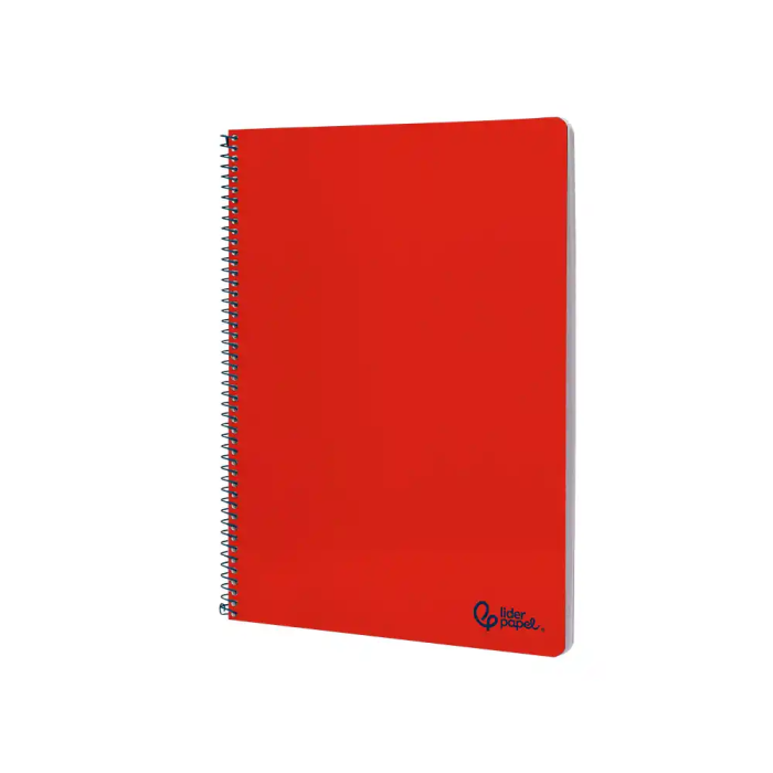 Liderpapel Cuaderno Espiral Smart A4 Tapa Blanda 80 Hojas 75gr Pauta 2.5mm con Margen Rojo 3