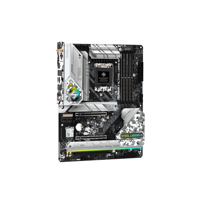 ASRock 90-MXBKD0-A0UAYZ Placa Base Z790 Steel Legend WiFi Intel Z790 LGA 1700 ATX DDR5 Wi-Fi 6E 4 ASRock 90-MXBKD0-A0UAYZ Placa Base Z790 Steel Legend WiFi Intel Z790 LGA 1700 ATX DDR5 Wi-Fi 6E 4