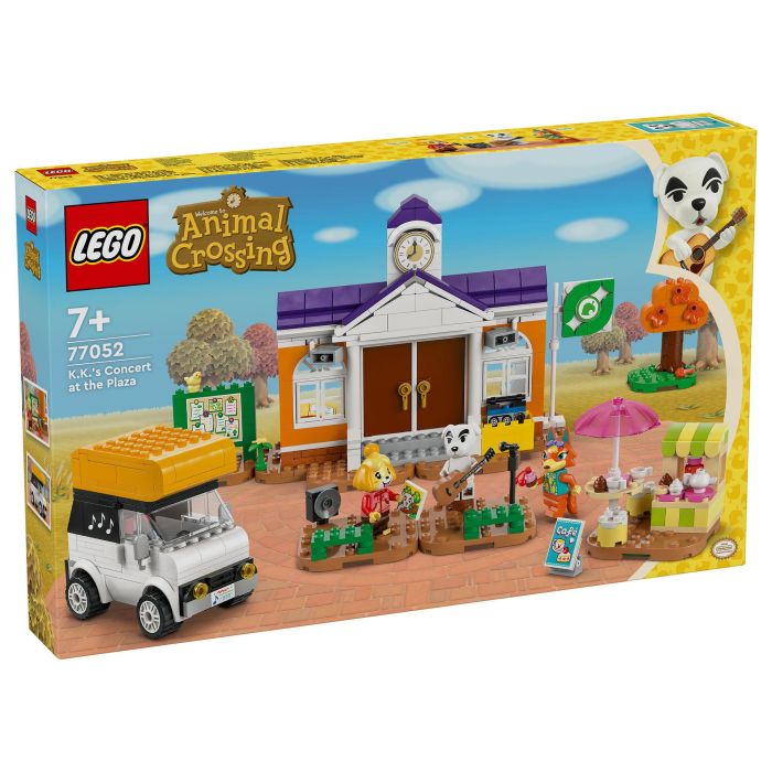 Lego Animal Crossing 77052 Kéké en la Plaza Juguete para Construir con Cafetería