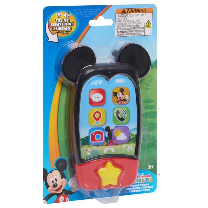 Just Play Telefono Movil Mickey Mouse Clubhouse Disney Juguete Infantil +3 Años 2