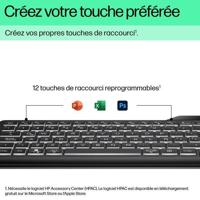 HP 400 Backlit Wired Keyboard 5 HP 400 Backlit Wired Keyboard 5