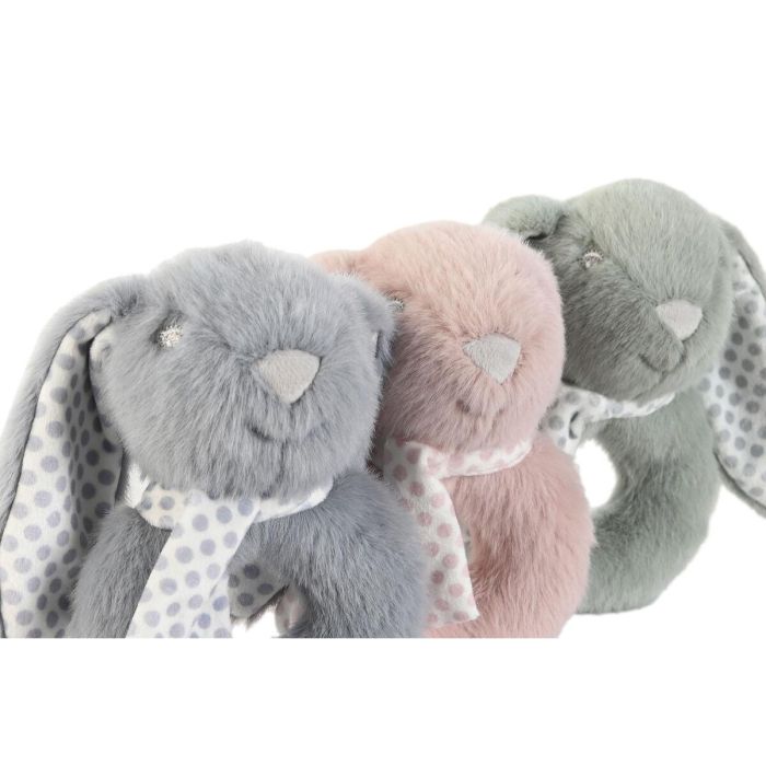 Peluche Baby DKD Home Decor Rosa Azul 5 x 17 x 29 cm (3 Unidades) 2