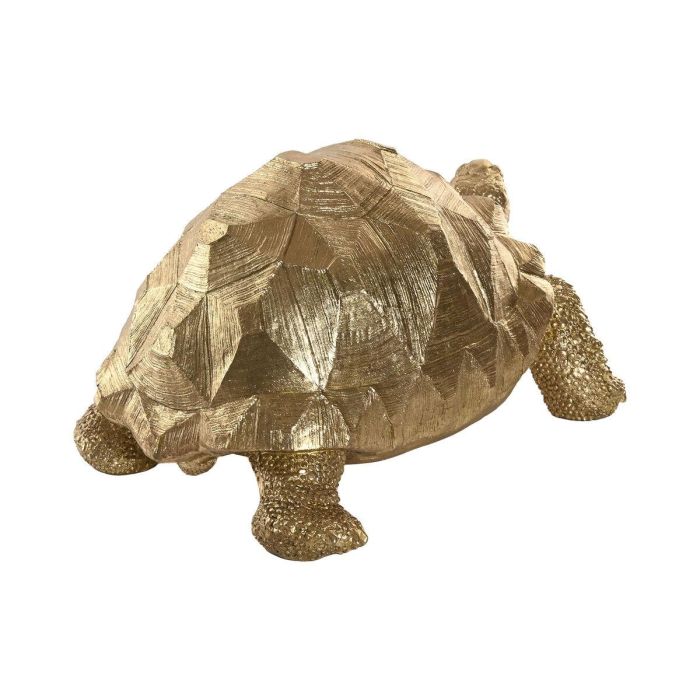 DKD Home Decor Figura Decorativa de Tortuga Moderna de Resina Color Dorado 41 x 32 x 58 cm 2 DKD Home Decor Figura Decorativa de Tortuga Moderna de Resina Color Dorado 41 x 32 x 58 cm 2