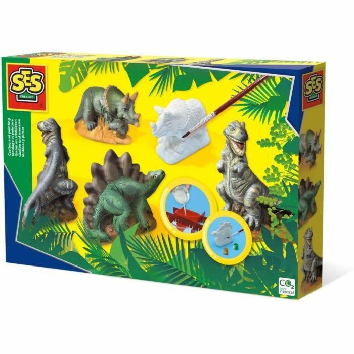 Pasta de modelar SES Creative Set de moldear Dinosaurios 0 Pasta de modelar SES Creative Set de moldear Dinosaurios 0