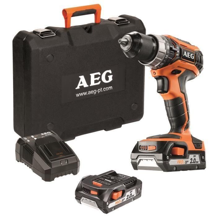 AEG POWERTOOLS Percussion Drill 18V 2 baterías de litio 2,0Ah