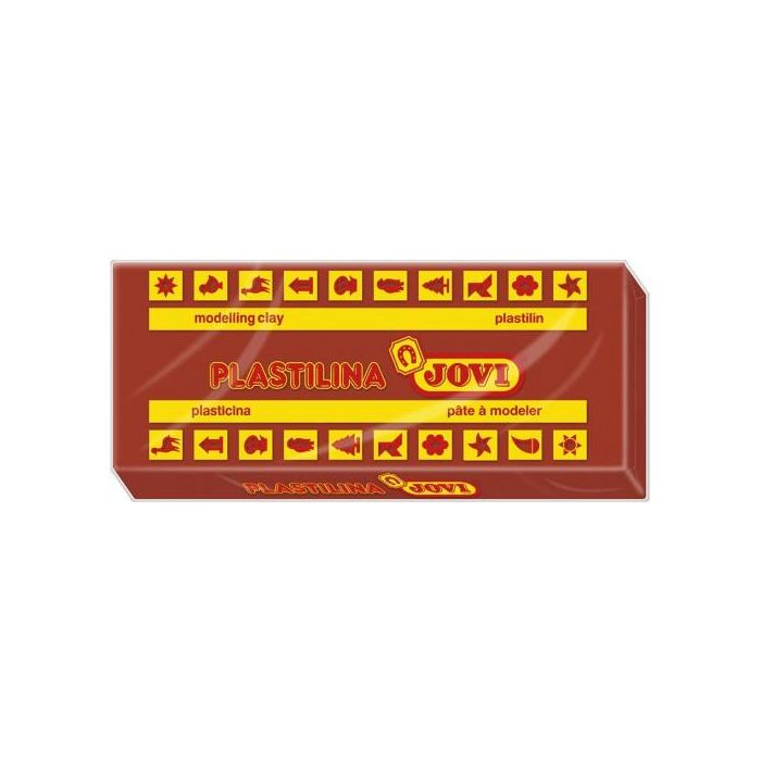 Jovi Plastilina School Caja 15 Pastillas 150 gr Marrón