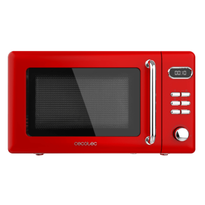 Cecotec 01715 microondas Rojo Microondas con grill Encimera 20 L Cecotec 01715 microondas Rojo Microondas con grill Encimera 20 L