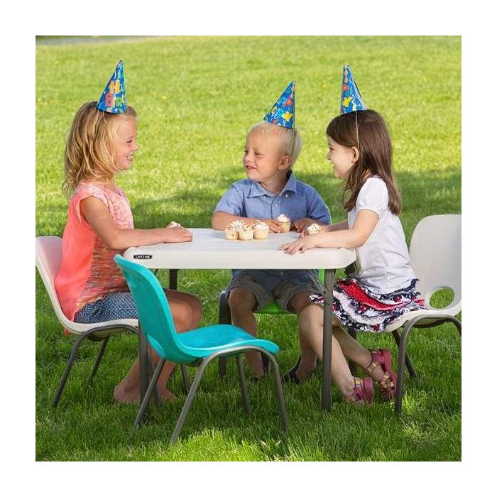 Lifetime Mesa Infantil Plegable 61x61x53,5 cm Plástico y Acero 1 Lifetime Mesa Infantil Plegable 61x61x53,5 cm Plástico y Acero 1