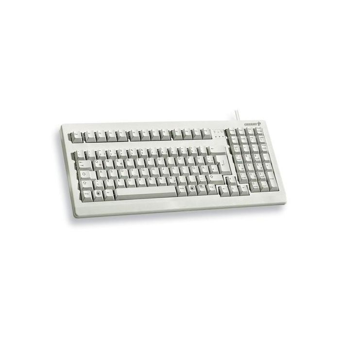 Cherry G80-1800 LPCDE-0 Teclado QWERTZ Alemán USB con Cable Completo Gris para PC/Servidor (105 teclas)