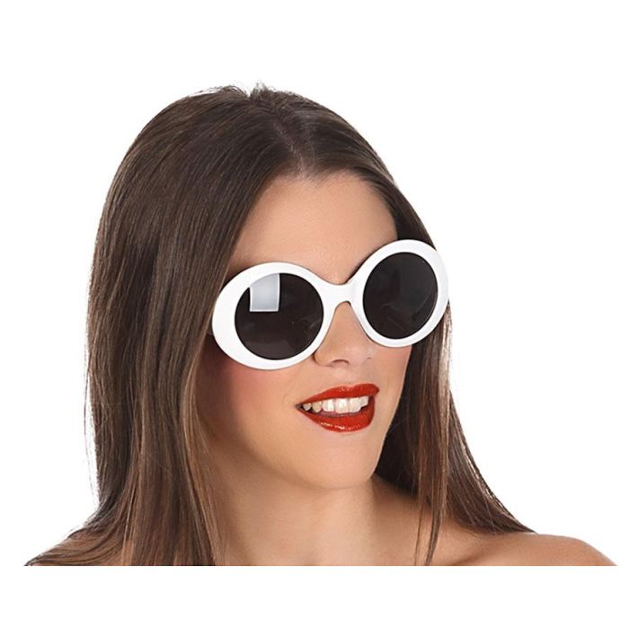 Gafas Carnaval Blanco Mujer Adulto