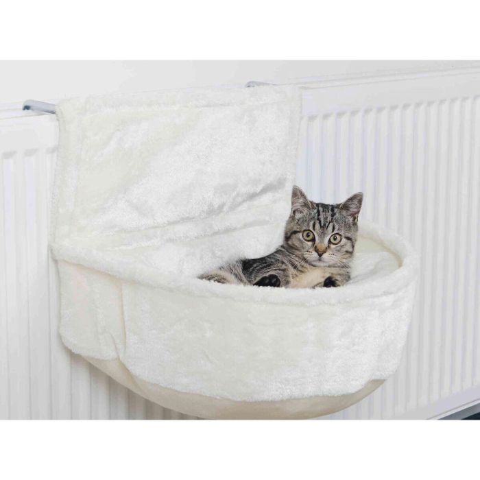 Cama para Gato Trixie Blanco 13 cm 45 x 13 x 33 cm Radiador 3 Cama para Gato Trixie Blanco 13 cm 45 x 13 x 33 cm Radiador 3