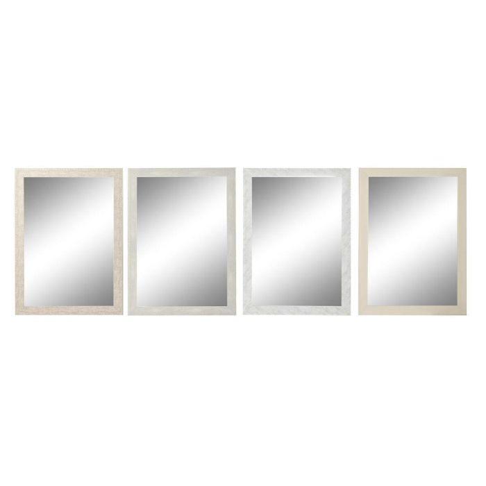 Espejo de pared DKD Home Decor Marfil 70 x 2 x 97 cm (4 Unidades) 0 Espejo de pared DKD Home Decor Marfil 70 x 2 x 97 cm (4 Unidades) 0