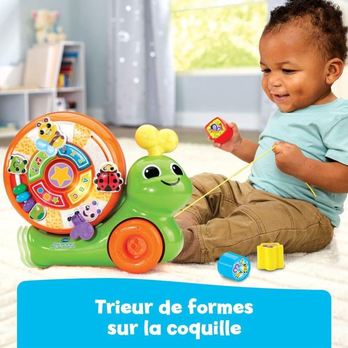 Sonajero Vtech ROULI-ESCARGOT MAXI DISCOVERIES Caracol 5 Sonajero Vtech ROULI-ESCARGOT MAXI DISCOVERIES Caracol 5