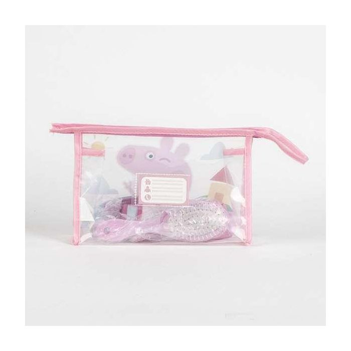 Cerdá Neceser de Aseo y Viaje para Accesorios Peppa Pig Infantil - Color Rosa, 23x15x8 cm, para +3 años 2