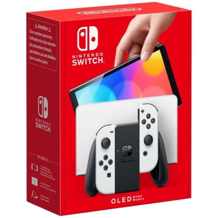 Nintendo Switch Versión OLED Blanca/ Incluye Base/ 2 Mandos Joy-Con