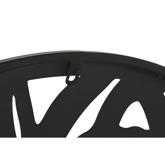 DKD Home Decor Decoración Pared Oriental 1 x 100 x 100 cm Negro Metal Buda 2 Unidades 3