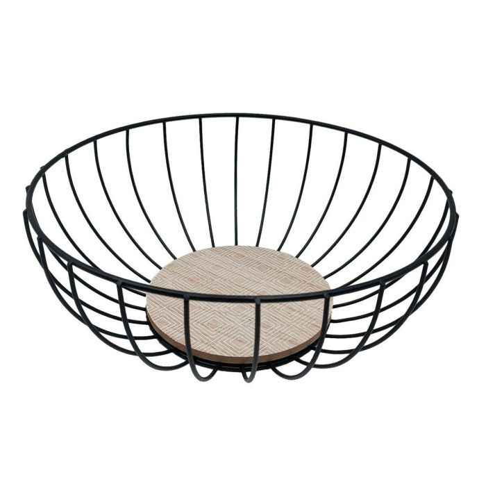 Frutero Versa Metal Madera MDF (28 x 11 x 28 cm) Frutero Versa Metal Madera MDF (28 x 11 x 28 cm)