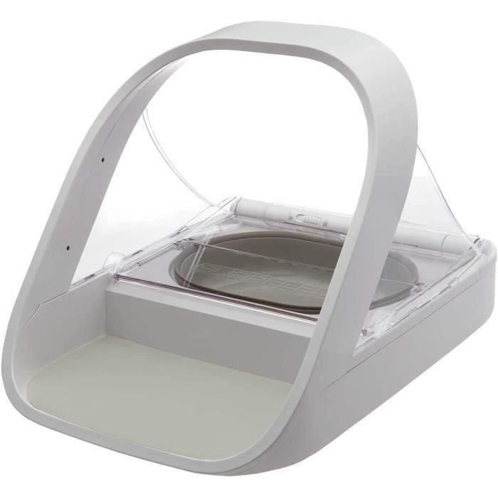 SUREFEED Dispensador de comida con chips electrónicos blancos para gatos y perros: para comida seca o comida húmeda SUREFEED Dispensador de comida con chips electrónicos blancos para gatos y perros: para comida seca o comida húmeda