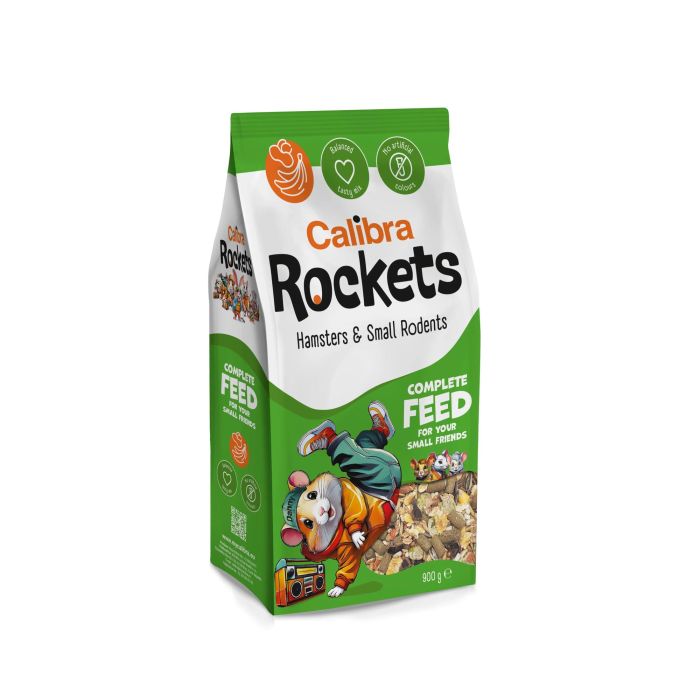 Calibra Alimento Hámster Y Pequeños Roedores Rockets 900 gr