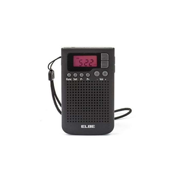 Radio De Bolsillo Digital Am/Fm Auric. Incluidos ELBE RF-93 1