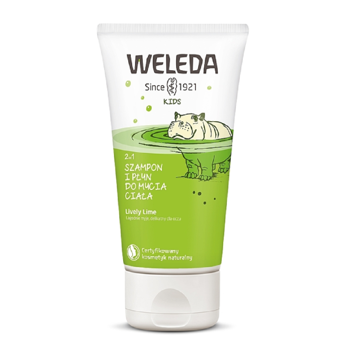 Weleda Kids 2 In 1 Shower And Shampoo Lively Lime 150 mL