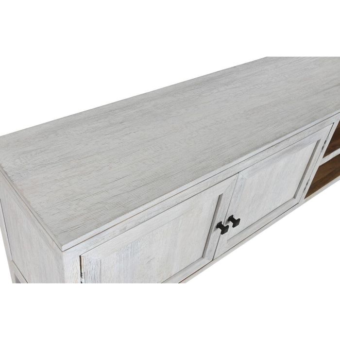 Mueble Tv Mediterraneo DKD Home Decor Blanco 40 x 60 x 160 cm 4 Mueble Tv Mediterraneo DKD Home Decor Blanco 40 x 60 x 160 cm 4