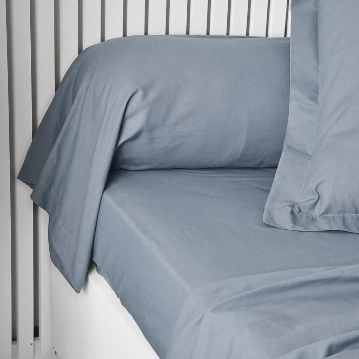 Today TOD3574643504111 Funda de Almohada Larga Teday Essential 45x185 cm 100% Algodón Liso Denim Today TOD3574643504111 Funda de Almohada Larga Teday Essential 45x185 cm 100% Algodón Liso Denim