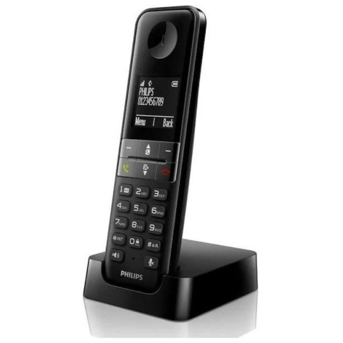 Teléfono Inalámbrico Philips D4701B/34/ Negro