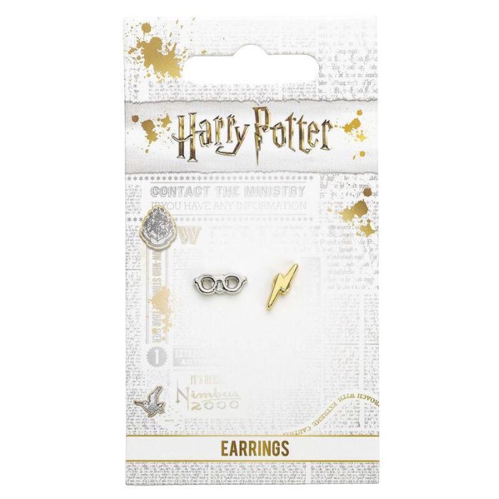 Pendientes Lightening Bolt and Glasses Harry Potter 0 Pendientes Lightening Bolt and Glasses Harry Potter 0