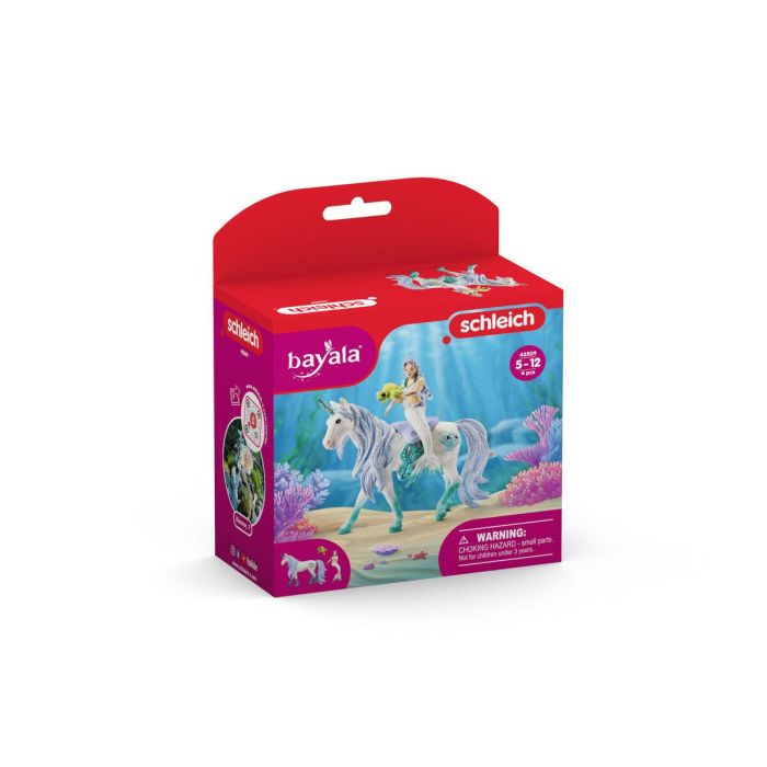 Schleich Figura de unicornio sirena en el mar Bayala 70594, 4 piezas, a partir de 5 años 8