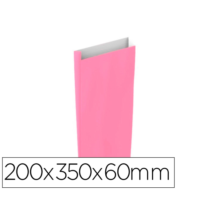 Basika Sobre Papel Celulosa Rosa con Fuelle M 200x350x60 mm Paquete de 25 Unidades 0 Basika Sobre Papel Celulosa Rosa con Fuelle M 200x350x60 mm Paquete de 25 Unidades 0