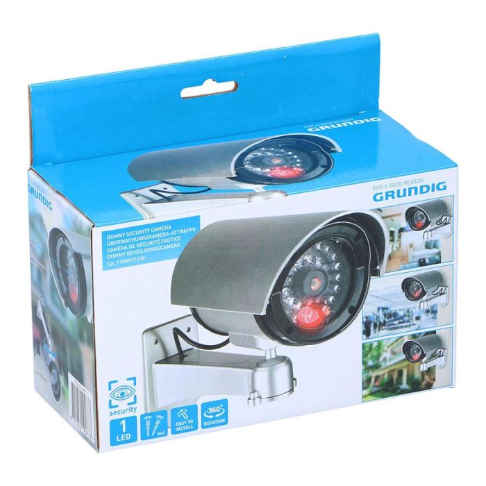 Cámara seguridad simulada tipo bullet 11 x 8 x 17 cm 1 Cámara seguridad simulada tipo bullet 11 x 8 x 17 cm 1