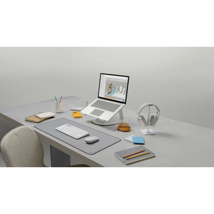 Logitech M350S Pebble 2 Mouse Inalámbrico Ambidextro con Conectividad Bluetooth y RF USB, Sensor Óptico de 4000 DPI 2