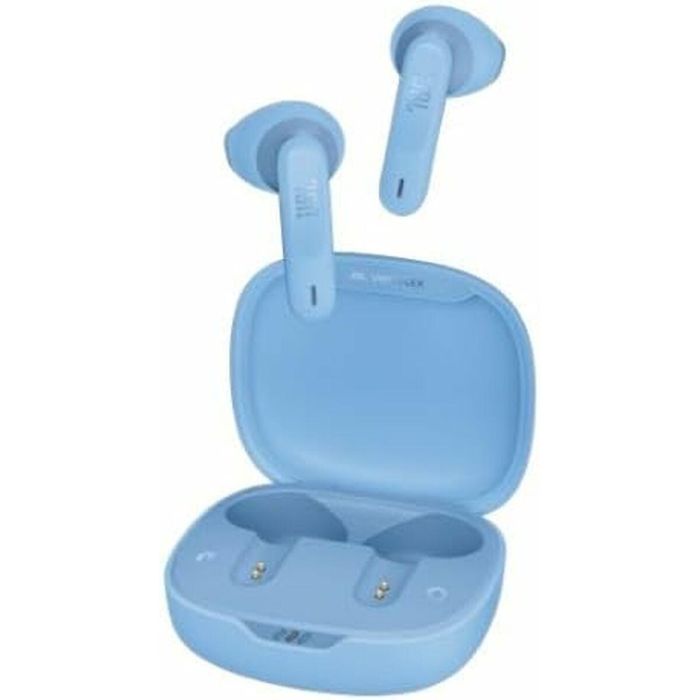 JBL JBLVFLEXBLU Auriculares True Wireless Vibe Flex, Sonido Deep Bass, 32h Autonomía, Resistentes IPX54, con Estuche de Carga, Azul 1