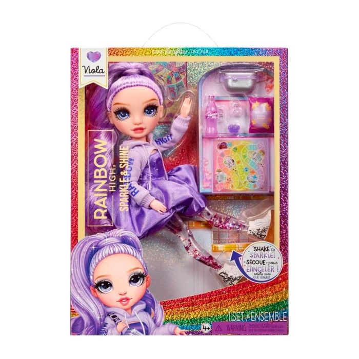 Muñeca Rainbow High Sparkle Y Shine - Viola 427810 Mga 2