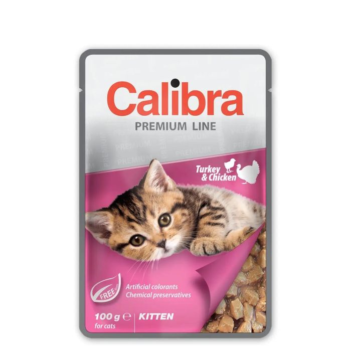 Calibra Cat Kitten Pouch Perú Frango Multipack 12x100 gr