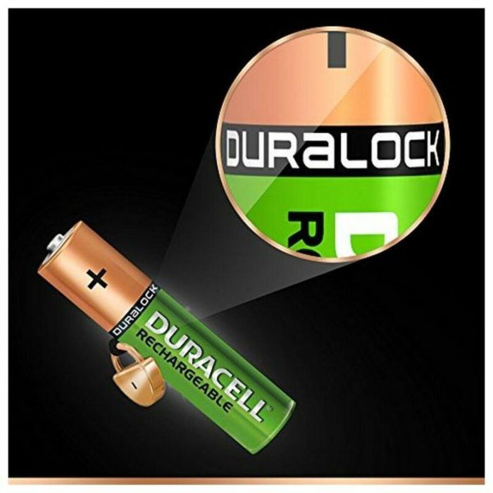 Pilas Recargables DURACELL DURHR03B4-850STCX5 1,2 V AAA (4 Unidades) 2 Pilas Recargables DURACELL DURHR03B4-850STCX5 1,2 V AAA (4 Unidades) 2