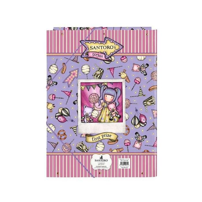 Gorjuss Carpeta Folio 3 Solapas Fairground First Prize 26x33,5x2,5cm 1